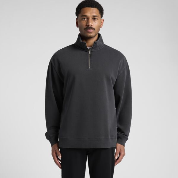 AS Colour Mens Relax Faded Half Zip Thumbnail