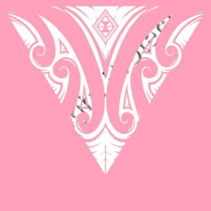 Tīhāte wāhine (crop tee/white logo) - Womens Crop Tee Design