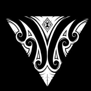 Poraka Tāne (white logo) hoodie - Mens Supply Hood 2 Design