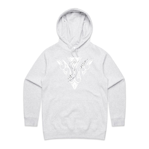 Poraka wāhine (white logo) hoodie - Womens Supply Hood Thumbnail