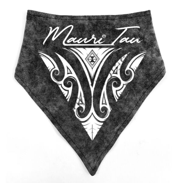 Ārai poho - Stonewash Bandana Bib Thumbnail