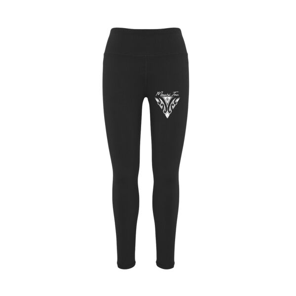 Tarau wāhine (leggings white logo) Thumbnail