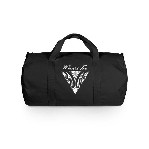 Peke (duffel bag white logo) - Canvas Duffel Bag Thumbnail